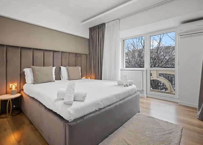 Apartmán Location - Contemporary Parliament View - 2br Bukurešť